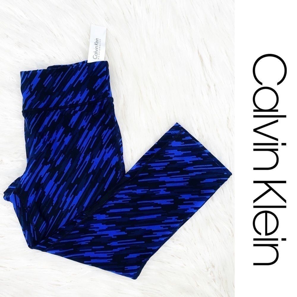 Calvin Klein Blue Performance Tights